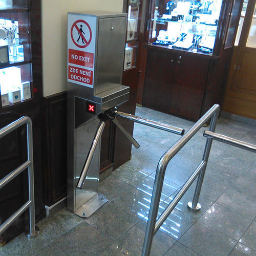 Tornello tripode - CENTURION - M - TiSO - per controllo accesso / in acciaio inossidabile / per edifici pubblici