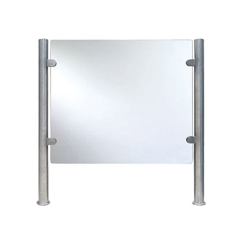 Barriera di protezione - ENCLOSURE - TiSO - fissa / in acciaio inossidabile / in vetro