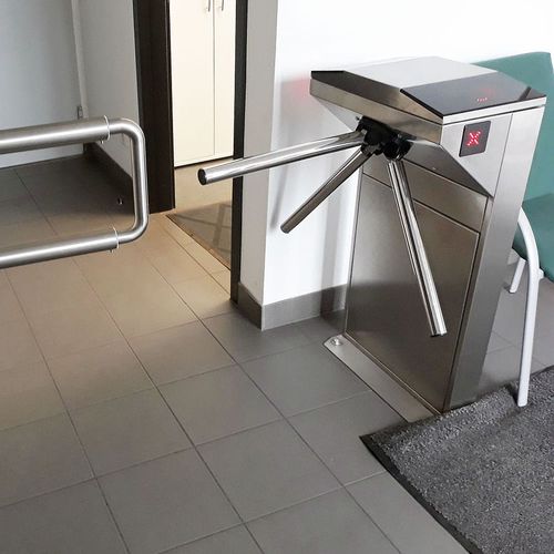 Tornello tripode - BASTION - M - TiSO - per controllo accesso / in acciaio inossidabile / per ad alta capacità di flusso