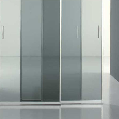 Porta da interno - FRAMED SINGLE - CARVART - in vetro / in alluminio / a scomparsa