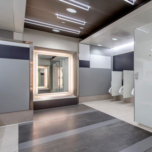 Specchio da bagno a muro - GLASSMIRROR - CARVART - contract / contemporaneo / rettangolare