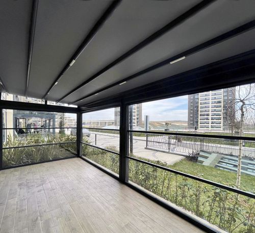 Finestra in alluminio - EASY-CLEAN - BKS balcony glazing systems - a ghigliottina / a doppi vetri / a 2 ante