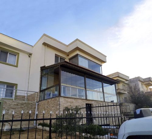 Finestra in alluminio - BALCONY GLAZING WITH GLASS RAILING - BKS balcony glazing systems - a libro / a 2 ante / ad anta singola