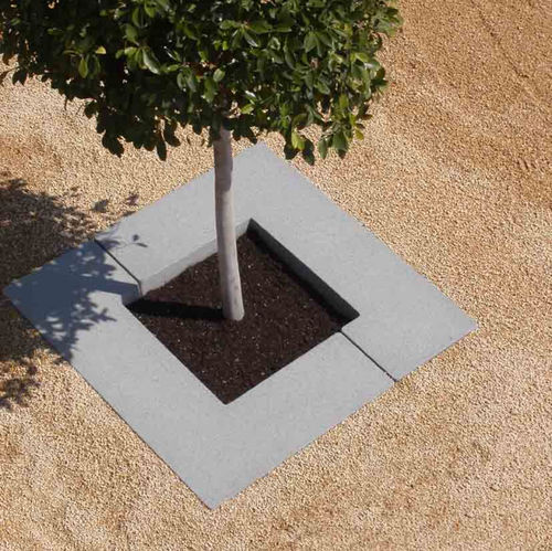 Griglia per alberi rettangolare - CAP I CUA - Mago Urban - in calcestruzzo