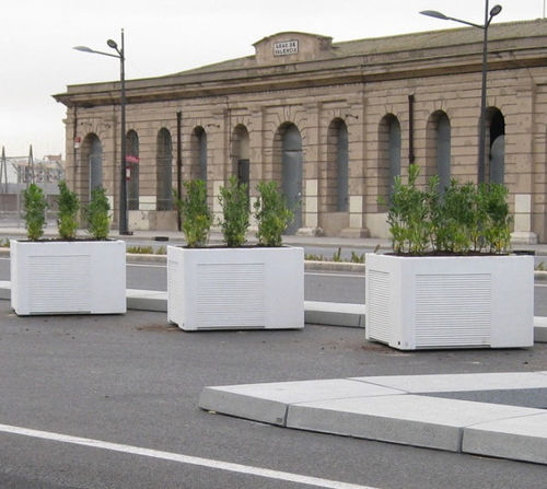 Fioriera in calcestruzzo - TANIT - Mago Urban - rettangolare / quadrata / contemporanea