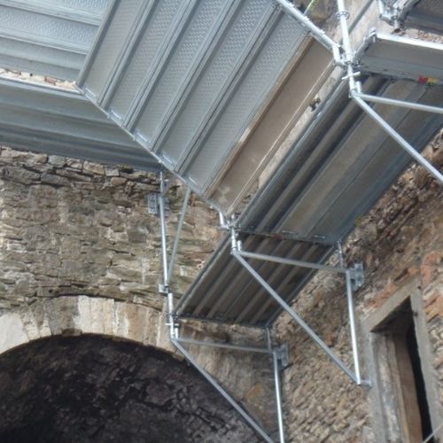 Ponteggio in acciaio galvanizzato - MULTICETA SYSTEM - CETA SPA - di altezza ridotta