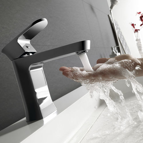 Miscelatore per lavabo - 98010 - SELENE - Grifería Clever - da appoggio / in ottone cromato / da bagno