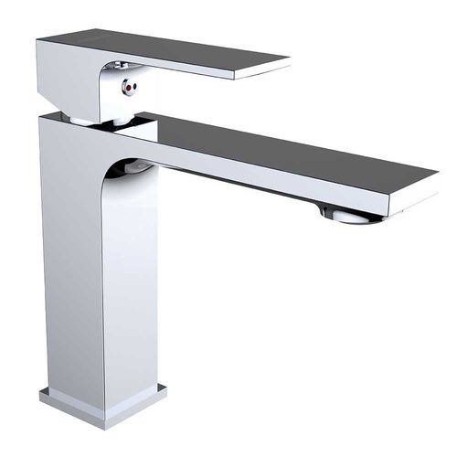 Miscelatore per lavabo - 60115 - SAONA SLIM - Grifería Clever - da appoggio / in ottone cromato / da bagno
