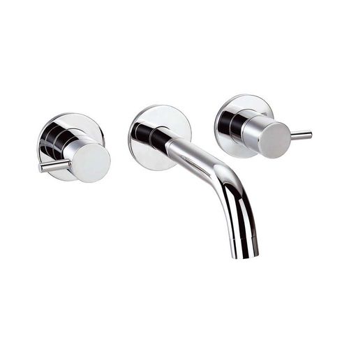 Miscelatore doppio comando per lavabo - 97076 - CAIMAN ELEGANCE - Grifería Clever - da incasso / in ottone cromato / da bagno