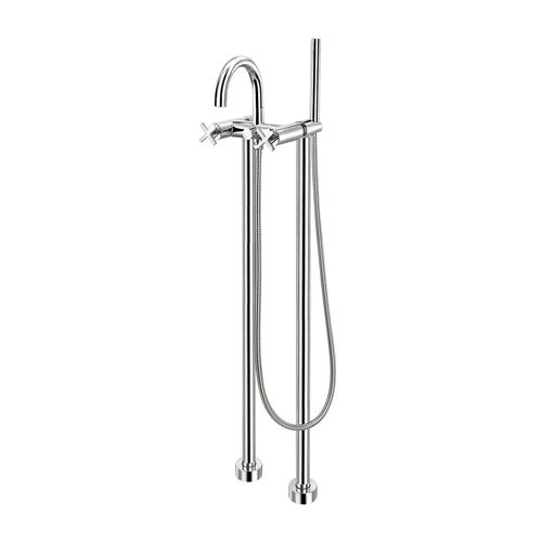Miscelatore doppio comando per doccia - 97020 - WITH2 MOREA - Grifería Clever - per vasca / a pavimento / in ottone cromato