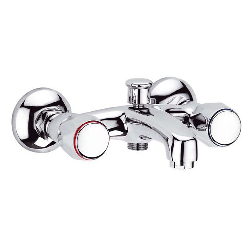 Miscelatore doppio comando per doccia - 96086 - WITH2 GUAYAMA - Grifería Clever - per vasca / da parete / in ottone cromato