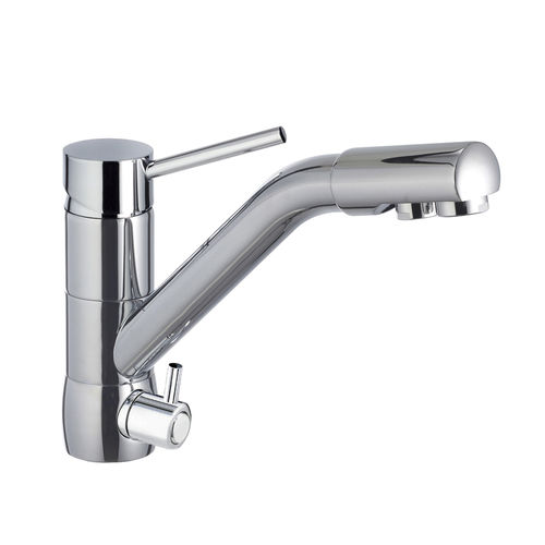 Miscelatore da appoggio - 98760 - CAIMAN URBAN - Grifería Clever - in ottone cromato / da cucina / 1 foro
