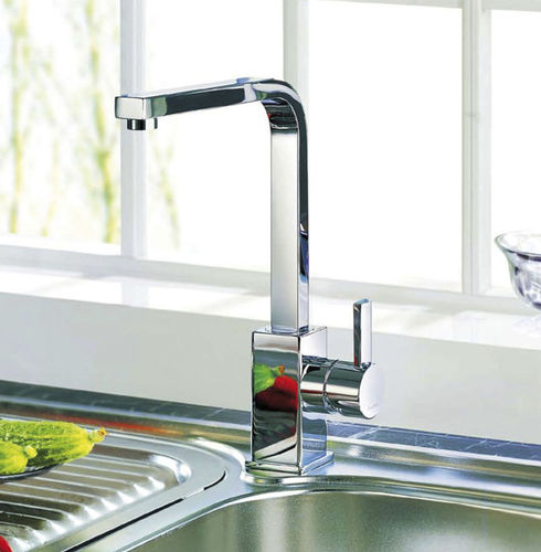 Miscelatore da appoggio - 97046 - BIMINI - Grifería Clever - in ottone cromato / da cucina / 1 foro