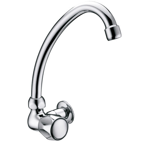Miscelatore da parete - 96754 - WITH2 GUAYAMA - Grifería Clever - in ottone cromato / da cucina / 1 foro