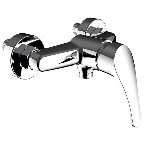 Miscelatore da doccia - 60511 - PANAM EVO URBAN - Grifería Clever - da parete / in ottone cromato / da bagno