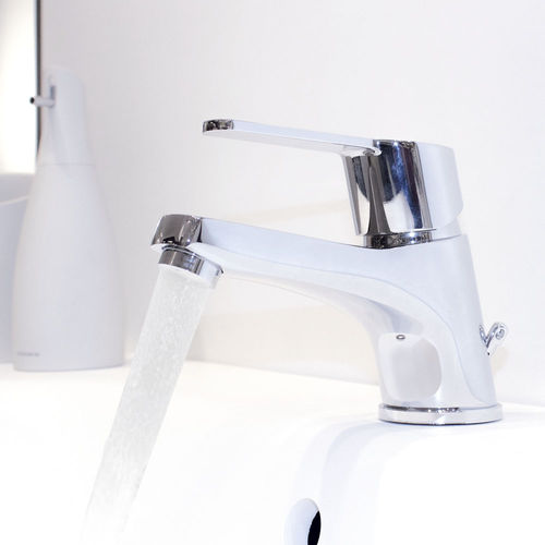 Miscelatore per lavabo - PANAM EVO XTREME: 60520-N - Grifería Clever - da appoggio / in ottone cromato / da bagno