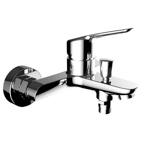 Miscelatore da doccia - 60544 - PANAM EVO ELEGANCE - Grifería Clever - per vasca / da parete / in ottone cromato