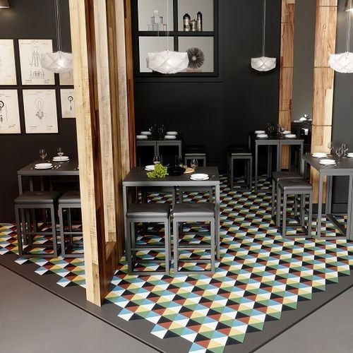 Piastrella in cemento encausto levigata - H-1010 - Mosaics Torra | Cement Tiles - da interno / da cucina / da sala