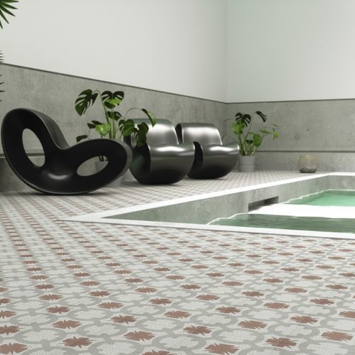 Piastrella in cemento encausto in cemento - TORRASTONE® - Mosaics Torra | Cement Tiles - liscia / da interno / da bagno