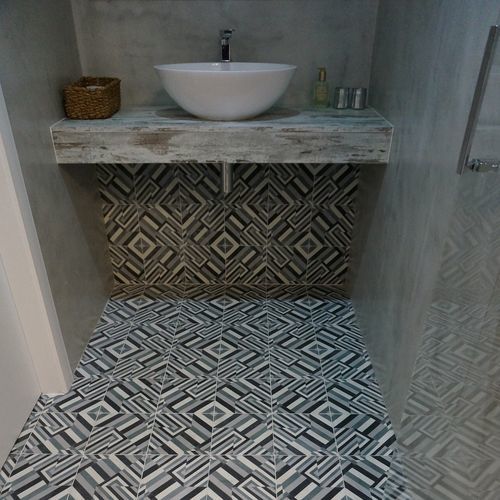 Piastrella in cemento encausto in cemento - GUINARDÓ - Mosaics Torra | Cement Tiles - opaca / da interno / da bagno
