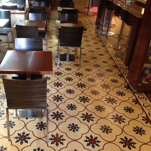 Piastrella in cemento encausto in cemento - M102M - Mosaics Torra | Cement Tiles - opaca / da interno / per uso esterno