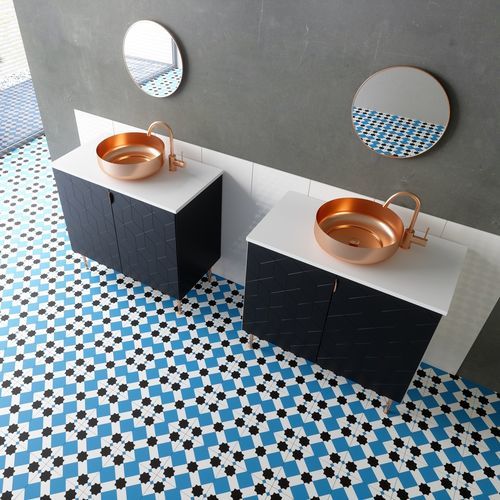 Piastrella in cemento encausto per uso esterno - 300 - Mosaics Torra | Cement Tiles - da pavimento / con motivi geometrici / fatta a mano