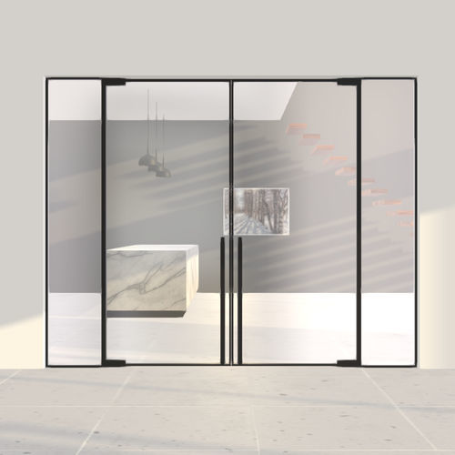 Porta da interno - MINI-MAX + - PortaPivot - in alluminio anodizzato / a bilico / contemporanea