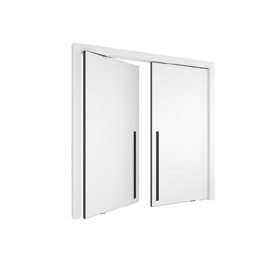 Porta con doppia anta - 4245 - PortaPivot - da interno / in MDF / in alluminio anodizzato