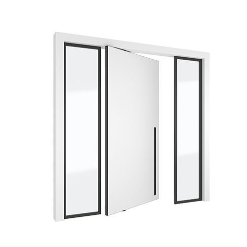 Porta da interno - 4245 - SINGLE + - PortaPivot - in MDF / in alluminio anodizzato / in Corian®