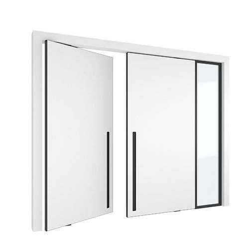 Porta con doppia anta - 4245 + - PortaPivot - da interno / in MDF / in alluminio anodizzato