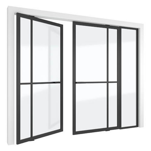 Porta da interno - 5730 - PortaPivot - in alluminio anodizzato / a bilico / contemporanea