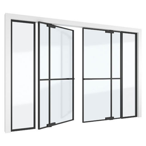 Porta da interno - MINI-MAX + - PortaPivot - in alluminio anodizzato / a bilico / contemporanea