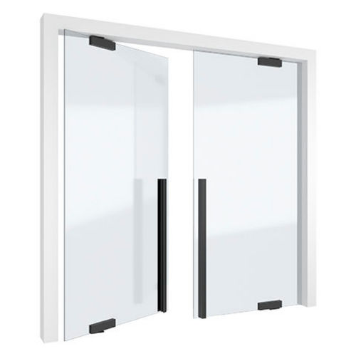 Porta con doppia anta - PortaPivot - da interno / in vetro / a bilico