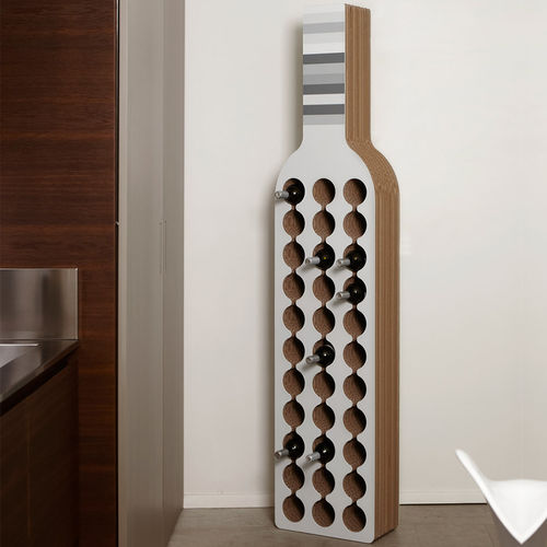 Portabottiglie in cartone - BODEGA - Kubedesign - da appoggio / contract / bianco