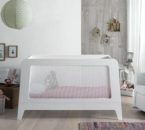 Letto per neonato contemporaneo - JUVI  - Bresole - in tessuto / in legno
