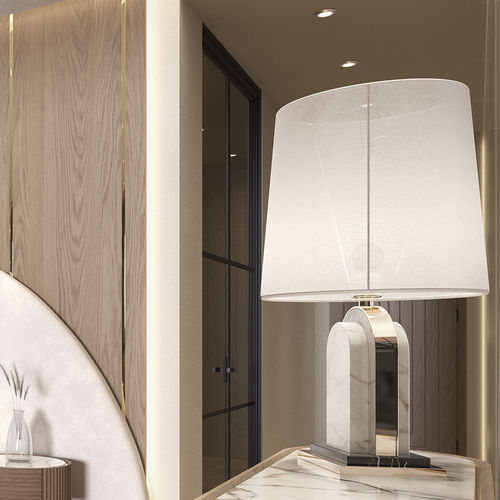 Lampada da tavolo - MARGAUX  - Greg Natale - in ottone lucidato / in marmo / contemporanea