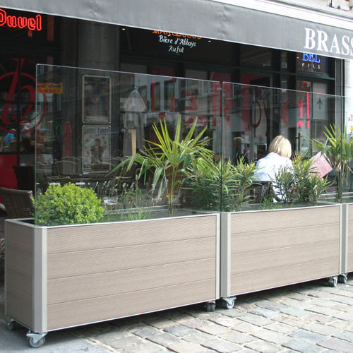 Paravento contemporaneo - Fleury - Van Hoof - in alluminio / per ristorante / per spazio pubblico