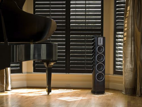 Altoparlante a colonna - Z-4 - QUAD - residenziale / da interno / in legno di rosa
