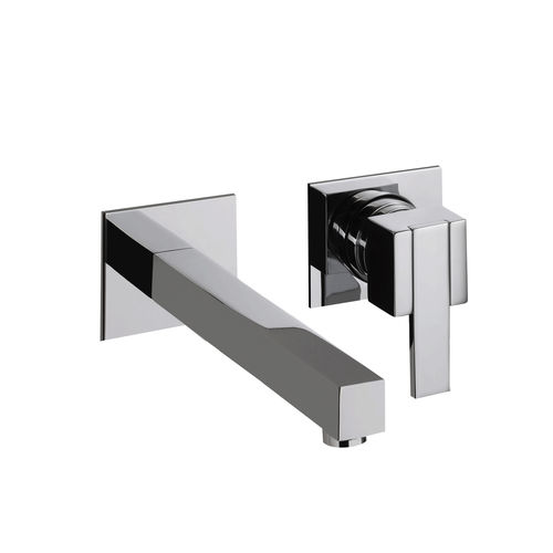 Miscelatore per lavabo - QBOSS : CR10007630/CR10007631 - Griferia Rovira - da parete / in metallo cromato / da bagno