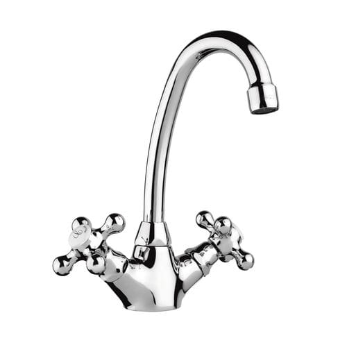 Miscelatore doppio comando per lavabo - BELL-STIL : CR0120225/LP0120225/BV0120225/OR0120225 SERIES - Griferia Rovira - da appoggio / in metallo / da bagno