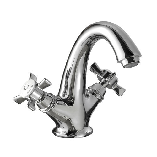 Miscelatore doppio comando per lavabo - 1880 : 1500219 SERIES - Griferia Rovira - da appoggio / in metallo / da bagno