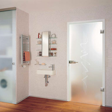 Porta da interno - DEPOLI S2 - ALLIAVERRE - in vetro / scorrevole / vetrata