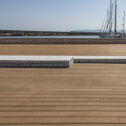 Pavimento in composito - DÉCOWOOD POETTO - Déco - per esterni / da giardino / per esterno