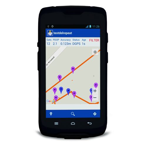 Terminale di raccolta dati portatile - MOBILEMAPPER 50 - Spectra precision - con touch screen