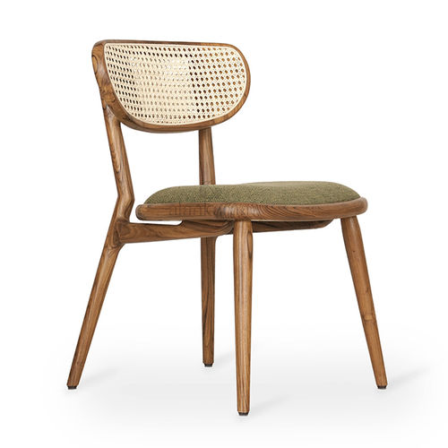 Sedia da pranzo contemporanea - ARIA - ALANKARAM - da cucina / in legno massiccio / in rattan