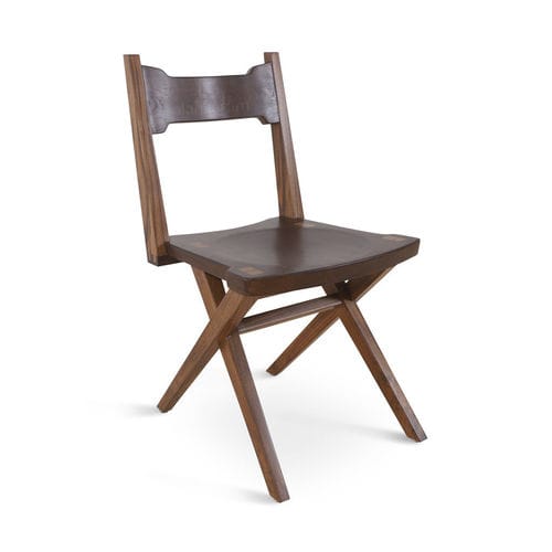 Sedia da pranzo contemporanea - TUAI - ALANKARAM - per cucina / in legno / con supporto in legno
