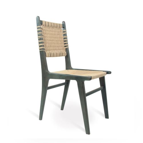 Sedia da pranzo contemporanea - ASANDI - ALANKARAM - da sala / in legno / con supporto in legno