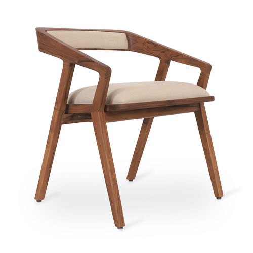 Sedia da pranzo contemporanea - CASILLA - ALANKARAM - da interno / in legno / con supporto in legno