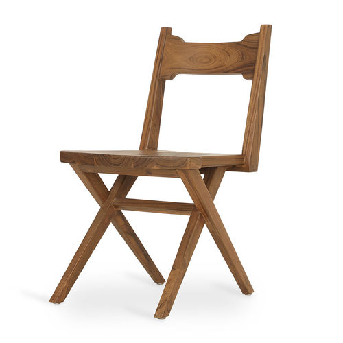 Sedia da pranzo contemporanea - TUAI - ALANKARAM - da interno / in legno / con supporto in legno