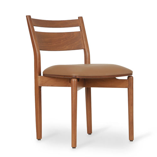 Sedia da pranzo moderna - VAHVA - ALANKARAM - da interno / in legno / con supporto in legno